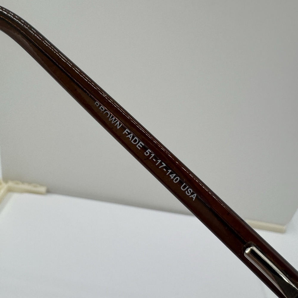 Smilen Eyewear Premium Flex 3 Brown Fade 51-17-140 Rectangular Frames - Picture 12 of 13